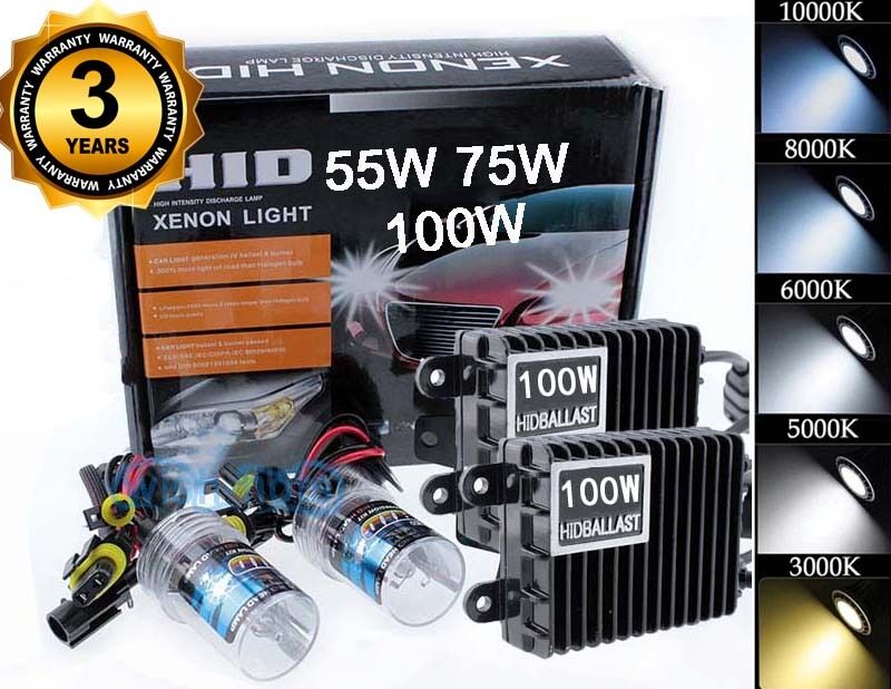 55w /75w / 100w H1 H3 H4 H7 H11 9005 9006 Xenon Hid Headlight Conversion Kit Ml