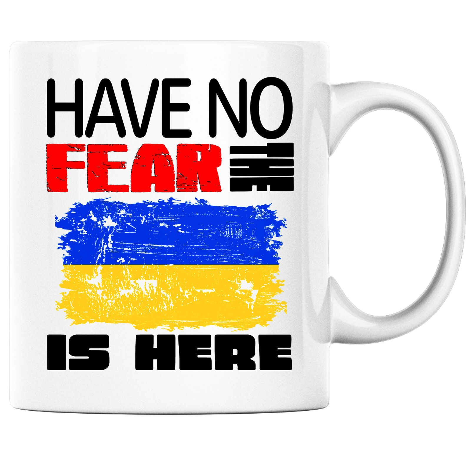 Have No Fear The Ukrainian Is Here Funny Coffee Mug Ukraine Heritage Pride