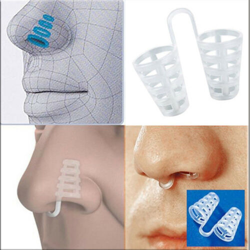 4 Size/box Soft Silicone Nasal Dilator Stop Anti Snoring No Strips Nose Device