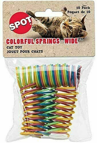 Spot Ethical Colorful Springs Wide (10 Per Pack) Our Most Popular Cat Toy!