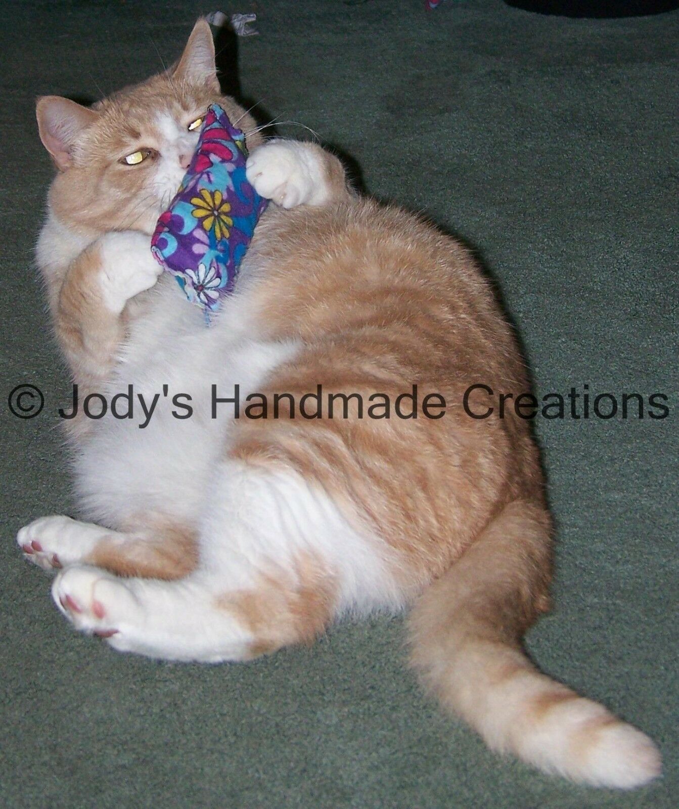4 Handmade Catnip Pillow Toys ( Cats Love Them!!!!!!!!) Over 1400+ Sets Sold!!!