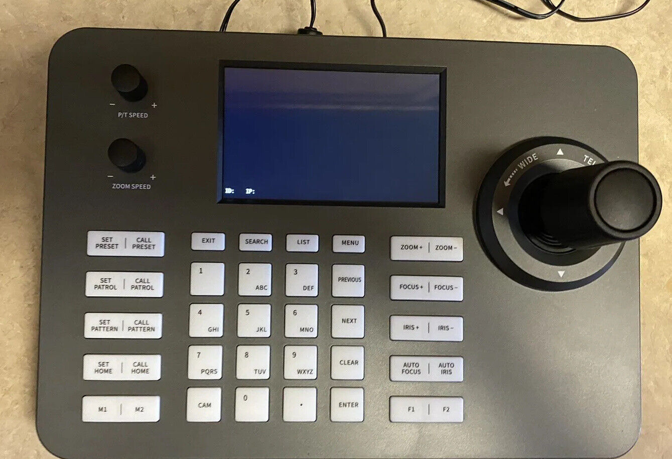 Leftek Video Conference Ptz Controller Decoding Series Keyboard With Lcd New.